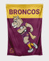Brisbane Broncos Mascot Wall Flag