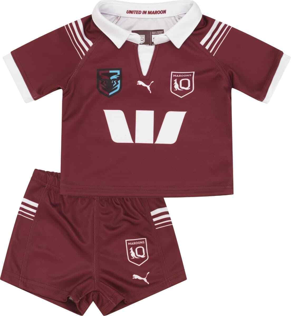 Queensland Maroons State Of Origin  Baby - Infant Set