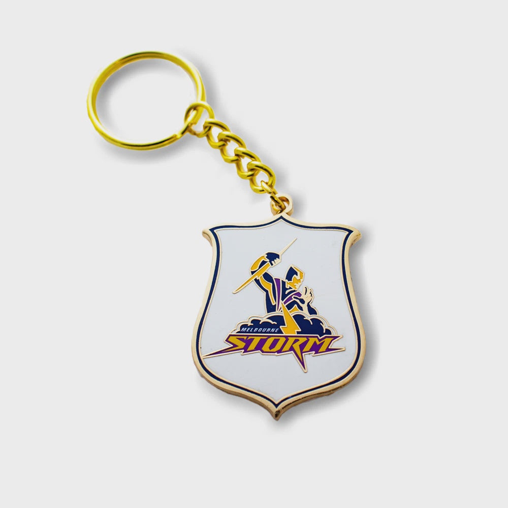 Melbourne Storm Heritage Logo Keyring