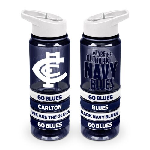 Carlton Blues Tritan Drink Bottle With Bands