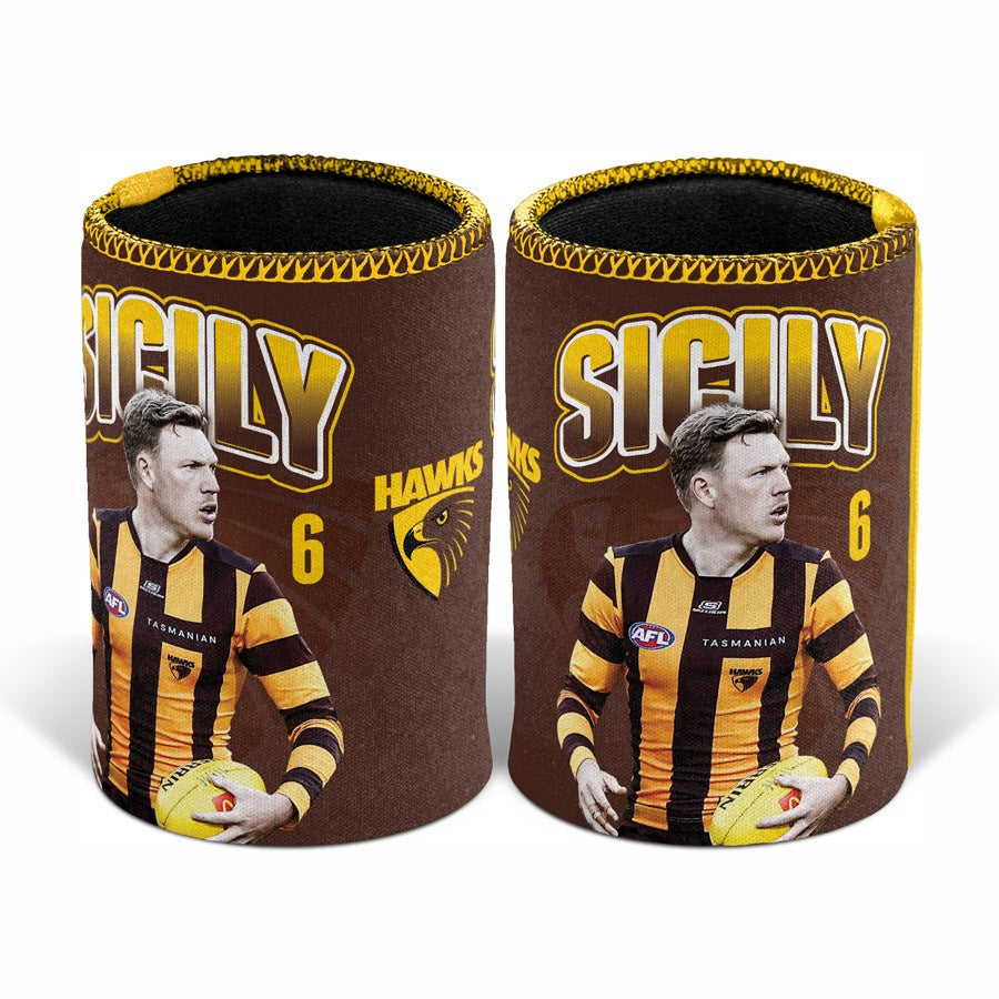 Hawthorn Hawks Player Can Cooler -James Sicily