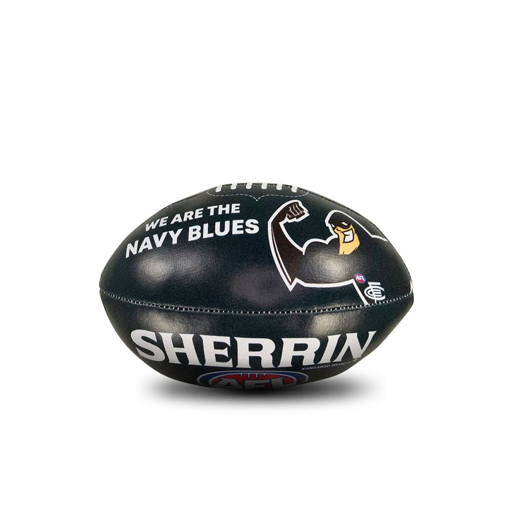 Carlton Blues Sherrin Soft Football