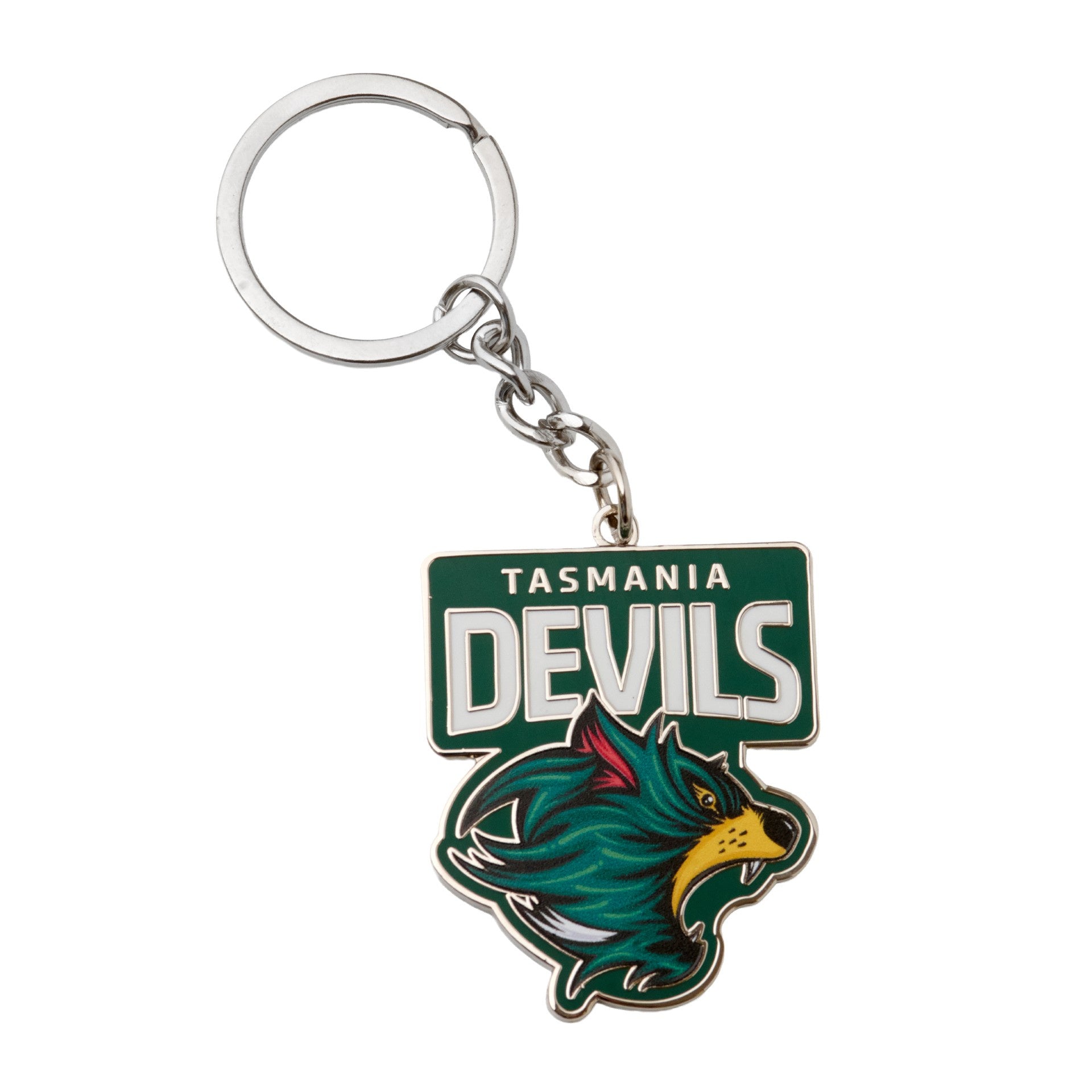 Tasmanian Devils Logo Keyring