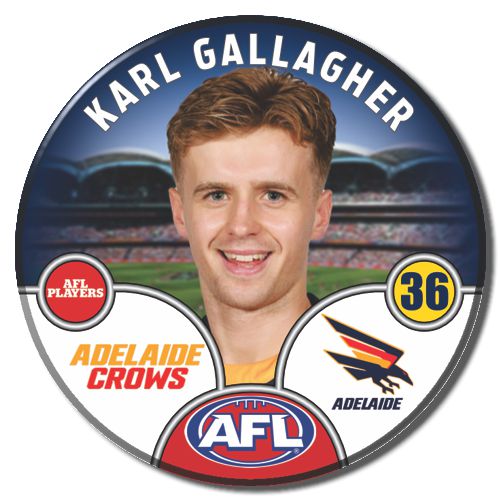 Adelaide Crows 2025 Player Badges