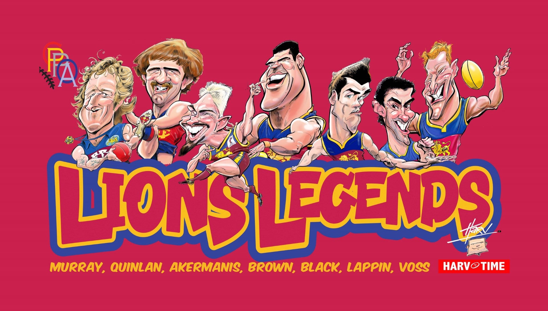 Football Legends Caricature Can Cooler