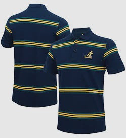 Australian Wallabies Stripe Pique Polo
