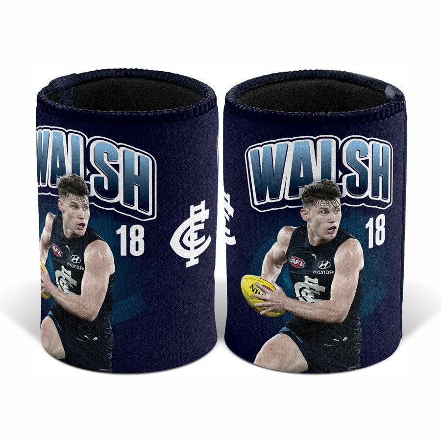 Carlton Blues Player Can Cooler - Sam Walsh