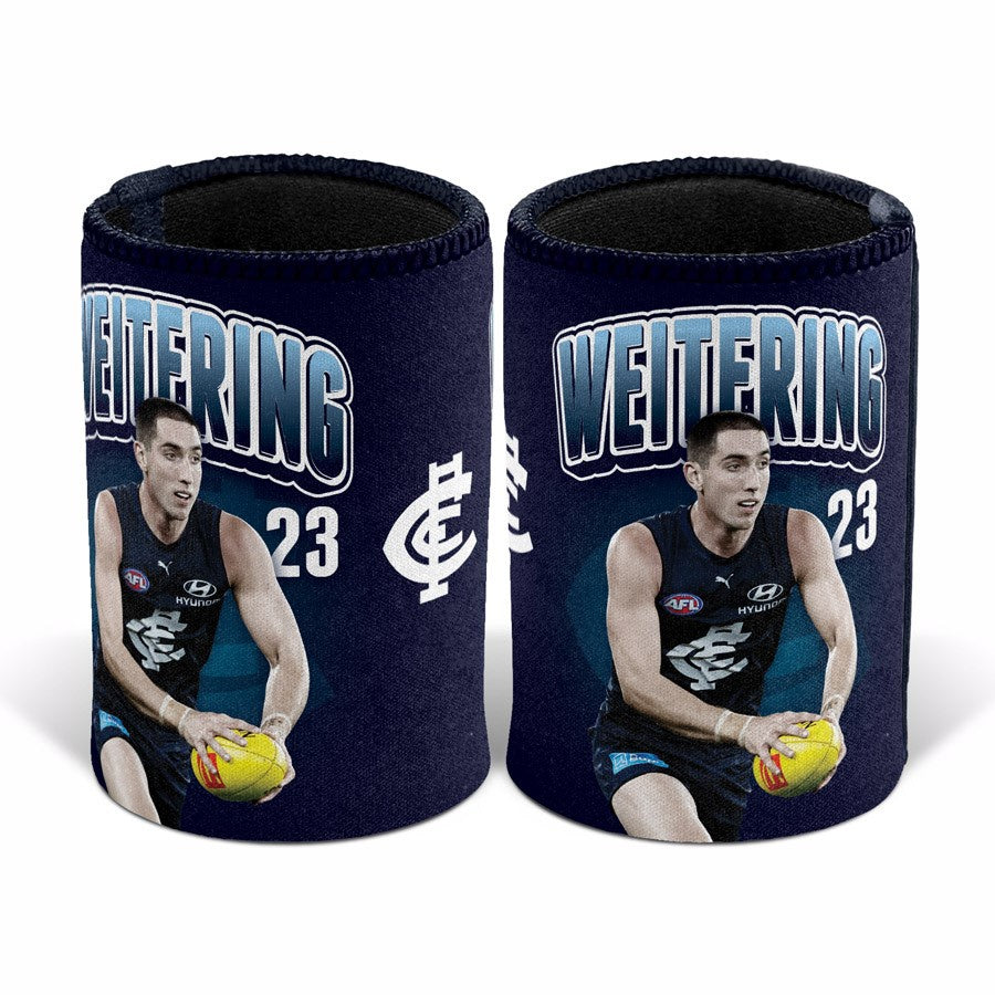 Carlton Blues Player Can Cooler - Jacob Weitering