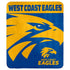 West Coast Eagles Polar Fleece Throw Rug