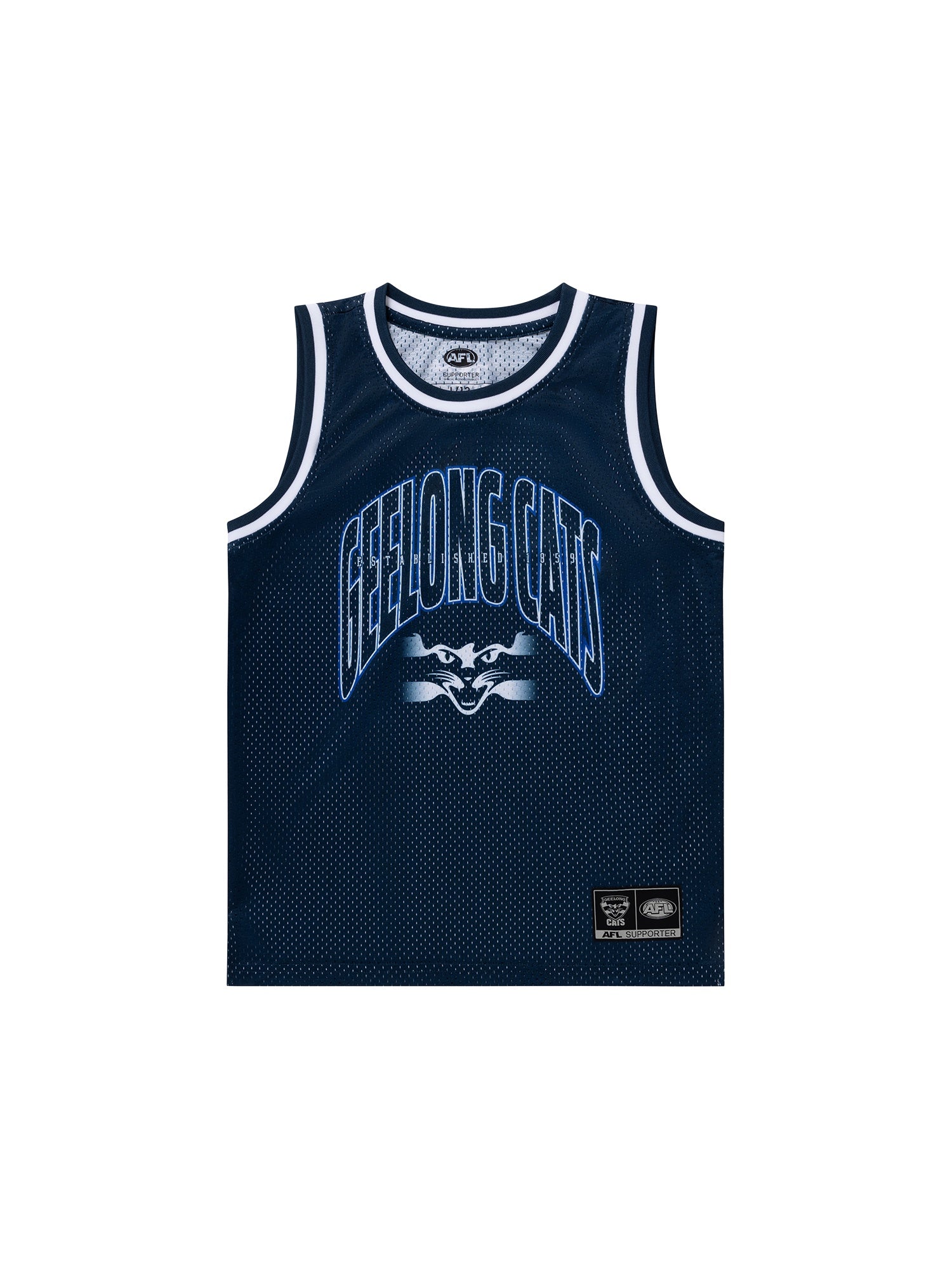 Geelong Cats Youth Basketball Singlet