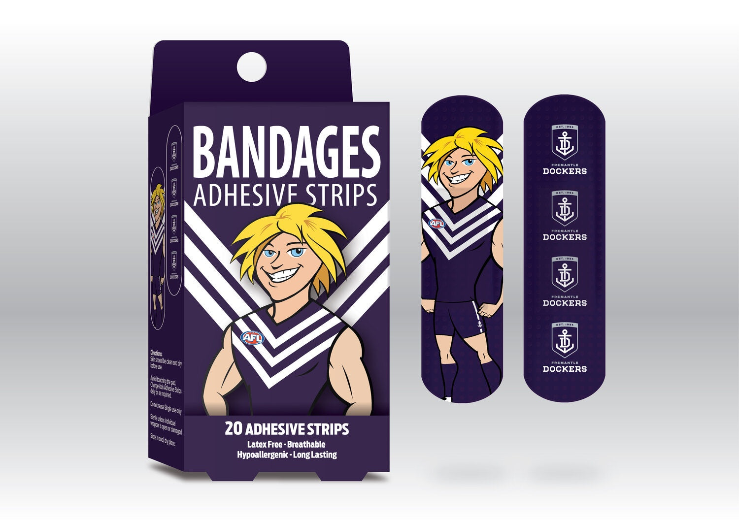 Fremantle Dockers Mascot Adhesive Strips