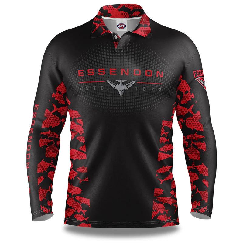 Essendon Bombers  "Reef Runner" Fishing Shirt