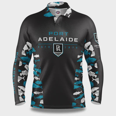 Port Adelaide Power  "Reef Runner" Fishing Shirt