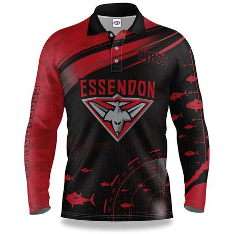 Essendon Bombers Fishing Shirt - Fish Finder