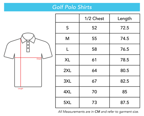Hawthorn Hawks Fairway Golf Polo Shirt