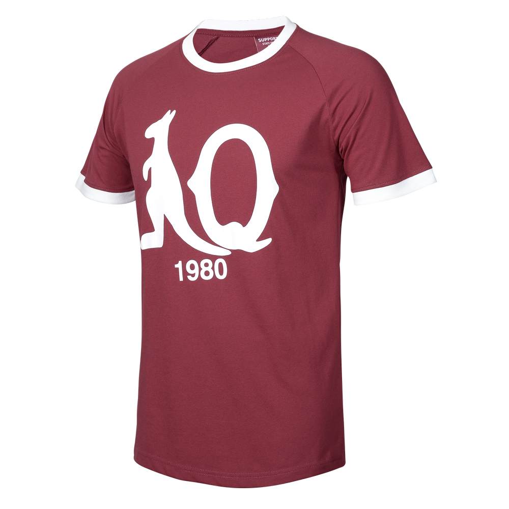 Queensland Maroons Retro T- Shirt