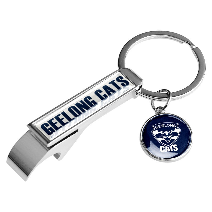 Geelong Cats Keyring  Bottle Opener