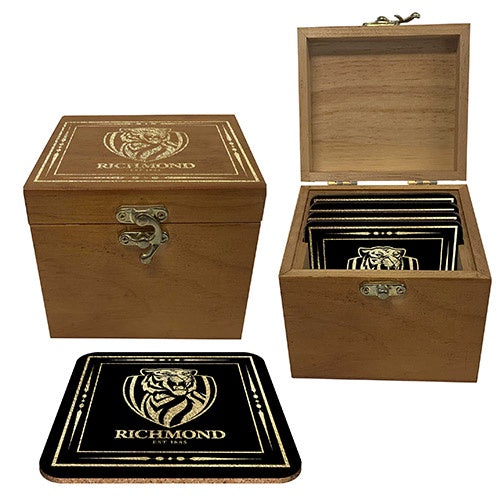 Richmond Tigers Cork Coaster Box Set