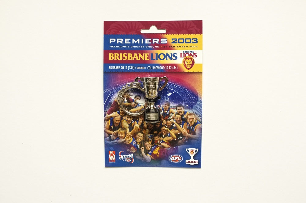 Brisbane Lions 2003 Premiership Cup Keyring