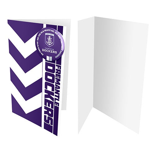 Fremantle Dockers Badge Card