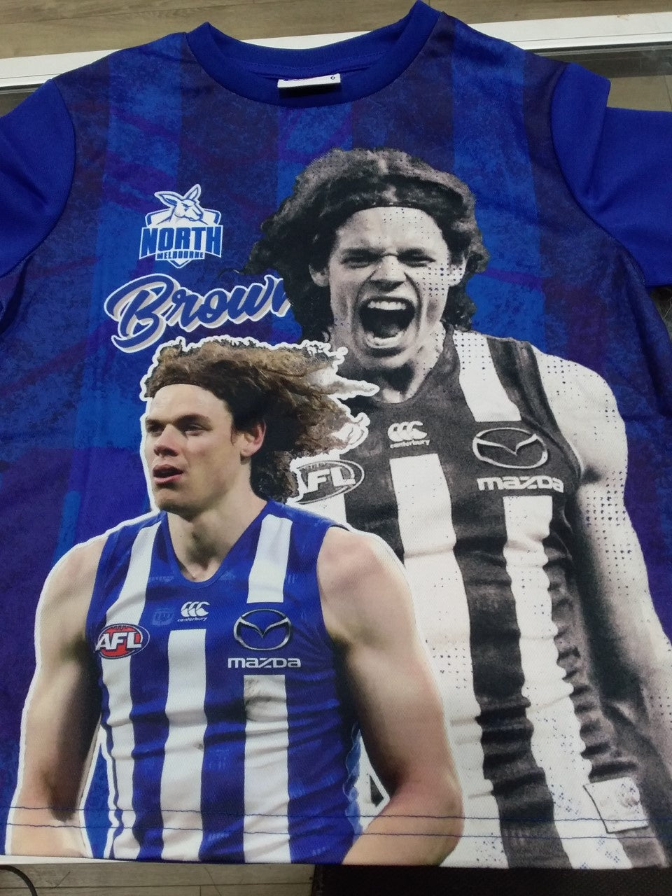 North Melbourne Kangaroos Youth Player Tee -Ben Brown
